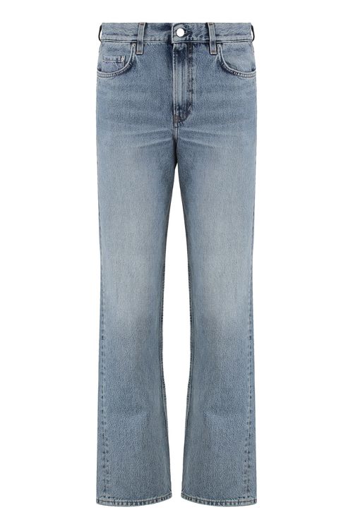 Totême 5-Pocket Straight-Leg Organic Cotton Jeans