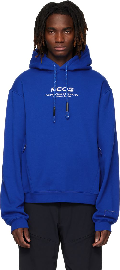 Navy Script Hoodie