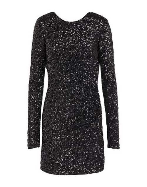 Woman Mini dress Black Size L Polyamide, PVC