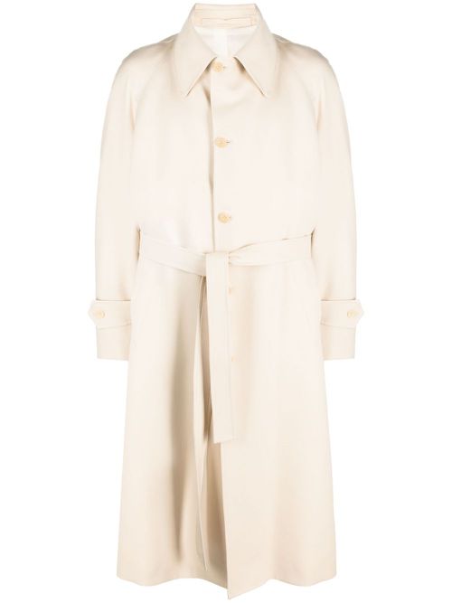 Tied-waist trench coat - Neutrals