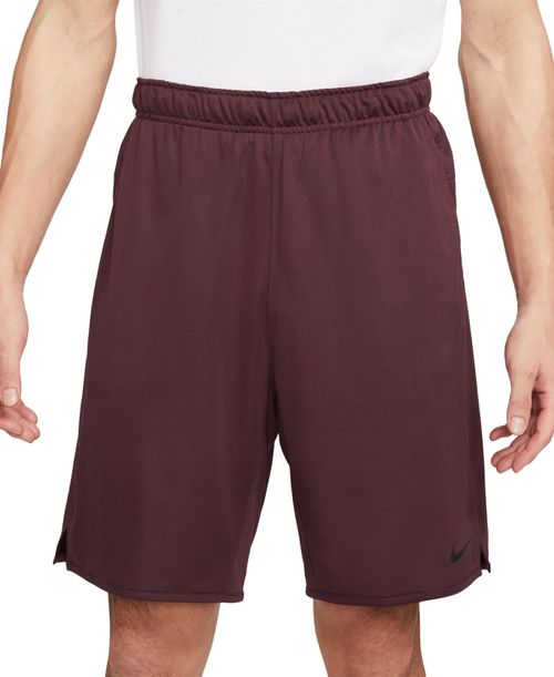 "Totality Men's Dri-fit Drawstring Versatile 7"" Shorts - Night Maroon"