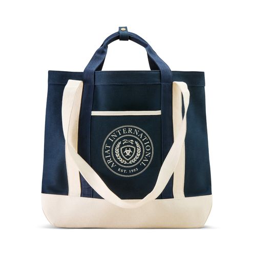 Collegiate Tote Bag in Dark Navy, Size OS, by