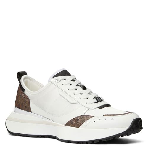 MICHAEL KORS Women's Sneaker, Brown Multi, 9.5