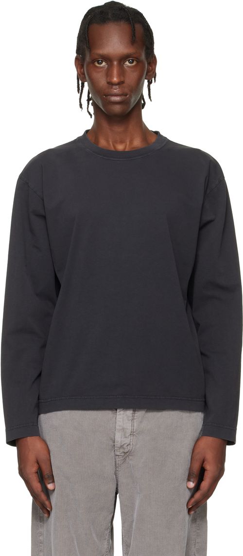 Black Relaxed Longsleeve T-shirt