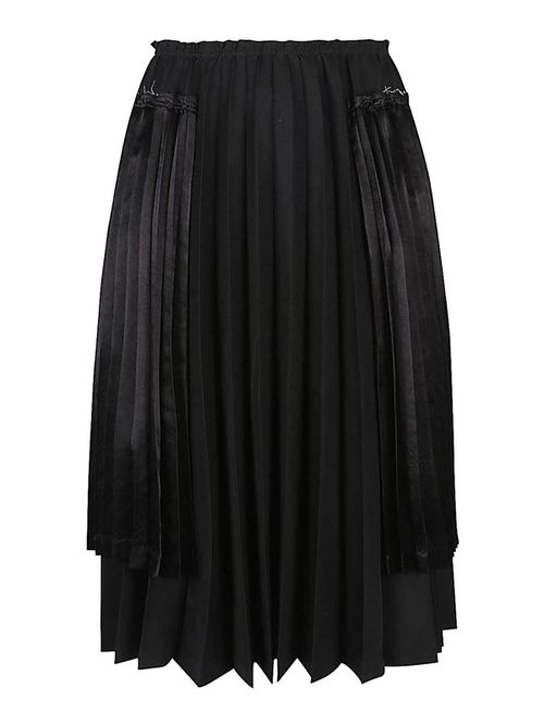 Pleated Midi Skirt