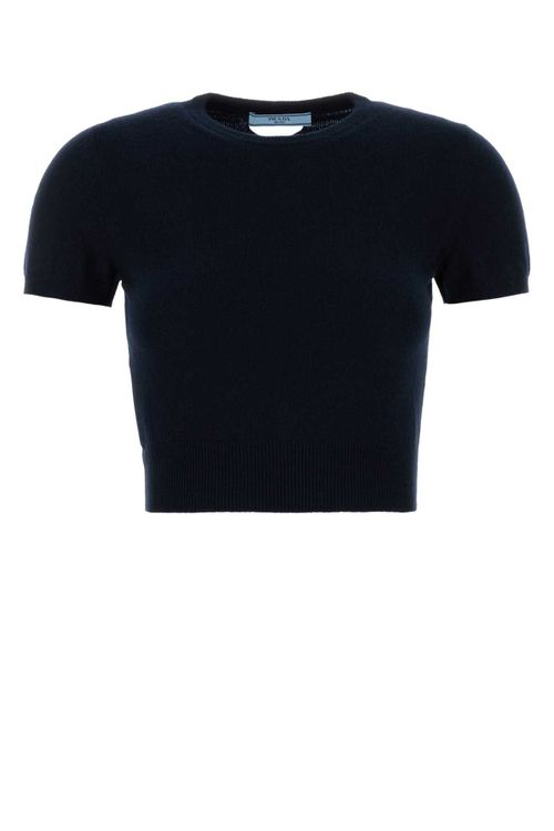 Cashmere Crewneck Sweater — Navy