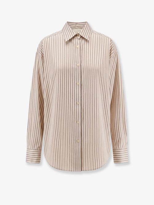Lyocell-Silk Shirt — Beige