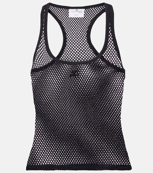 Courrèges Scuba cotton mesh tank top