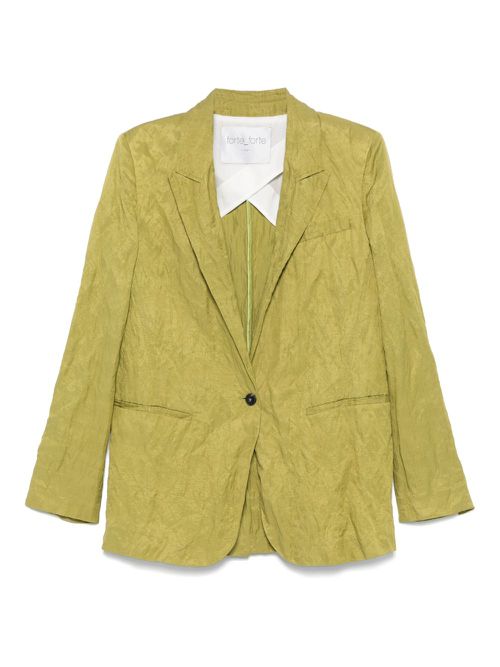 Forte Forte crinkled blazer - Green