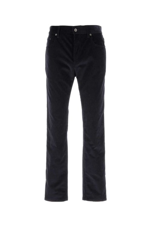 Cotton Corduroy Trousers — Blue