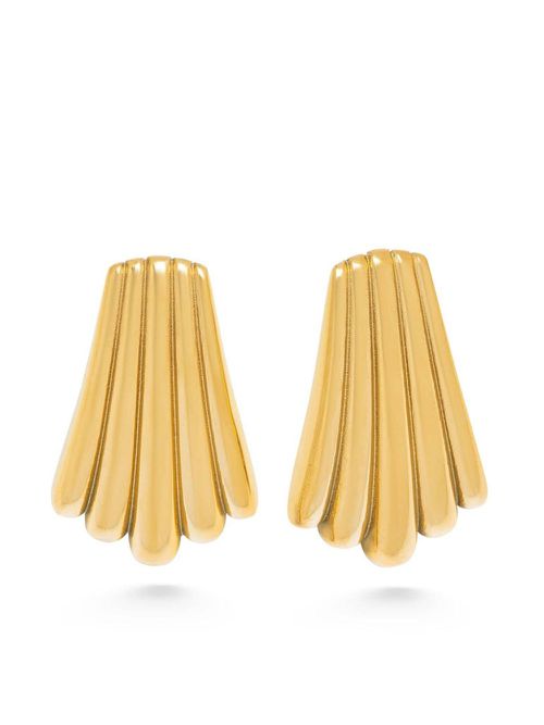 Calico Shell earrings - Gold