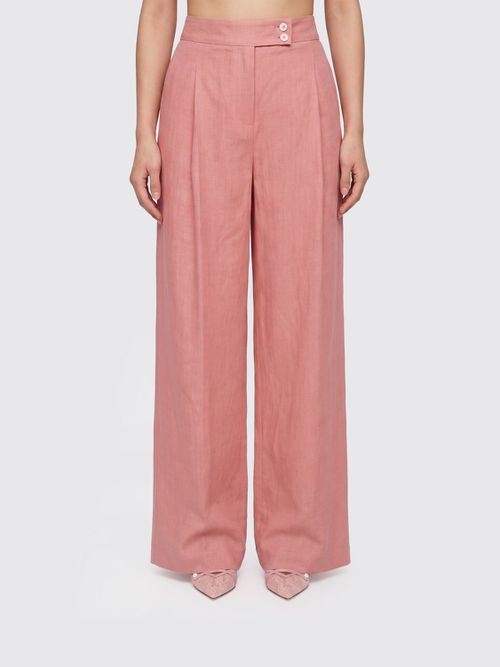 Pants Woman color Red