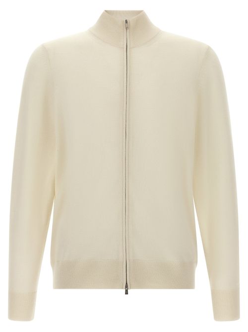 Virgin Wool Cardigan — Cream