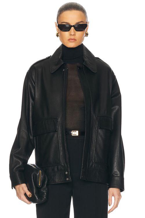 NOUR HAMMOUR Drey The It Girl Jacket in Black - Black.  38 also in