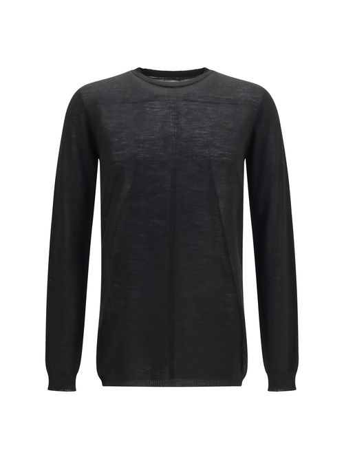 Merino Wool Sweater — Black
