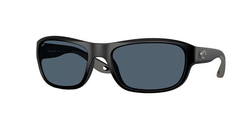Costa Del Mar Clipperton Polarized 911906 Men's Sunglasses Black Size 58