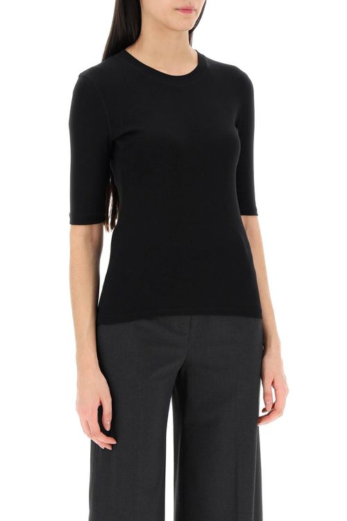 -T Shirt In Cotone E Modal-Donna