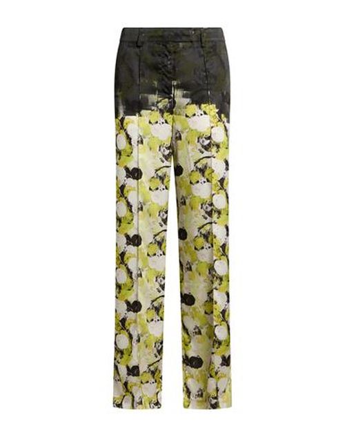 Aviù Woman Pants Lime green Size 2 Polyester, Elastane