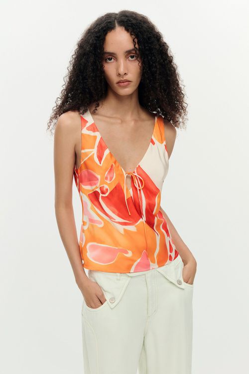 Petal Strap Blouse