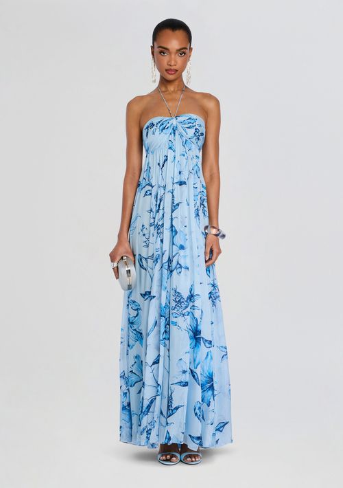 Milo Strapless Flared Dress