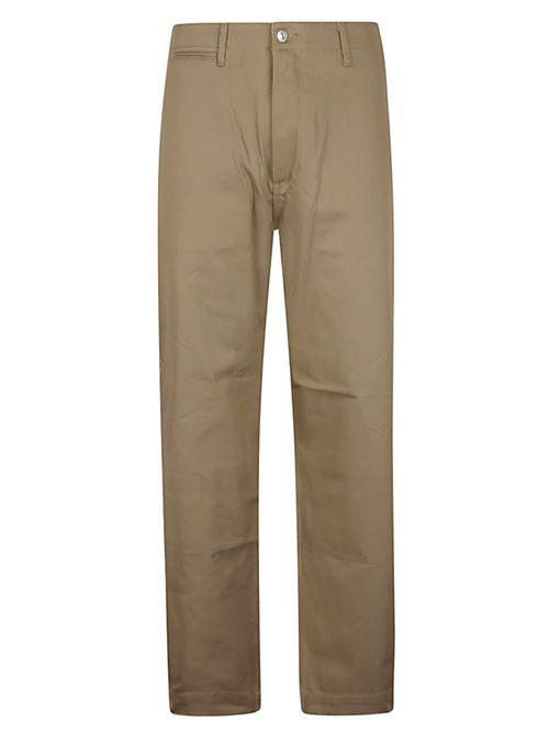 Brown Cotton wide-leg trousers