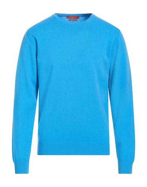 Man Sweater Azure Size L Wool, Cashmere