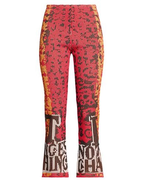 Woman Pants Red Size 2 Viscose, Polyester
