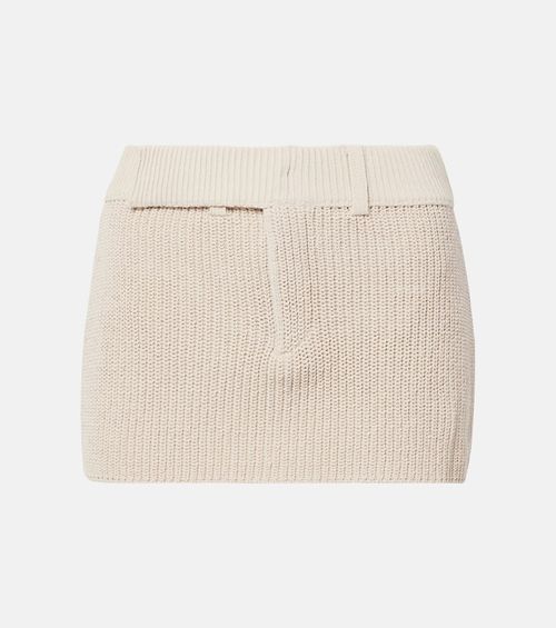 Caeli cotton-blend miniskirt