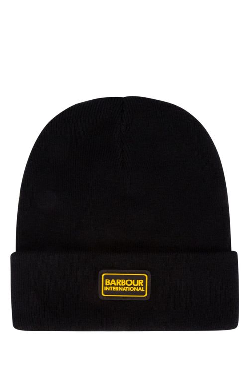 BOYS Ribbed Knit Beanie — Black