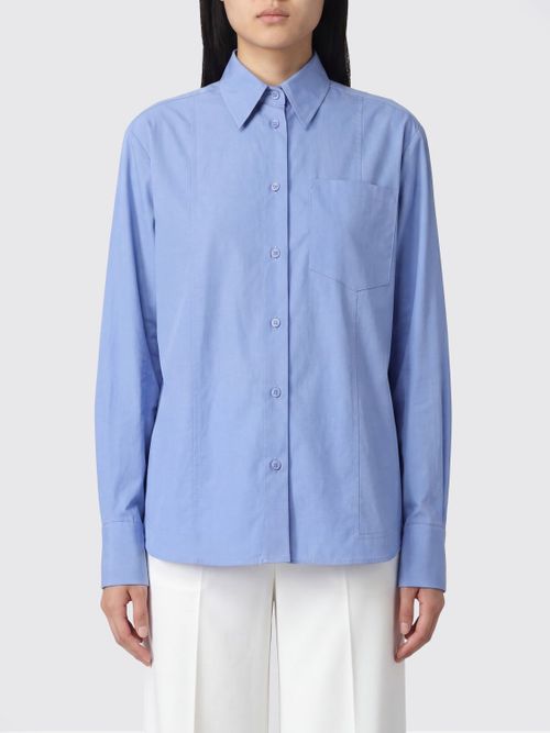 Shirt Woman color Gnawed Blue