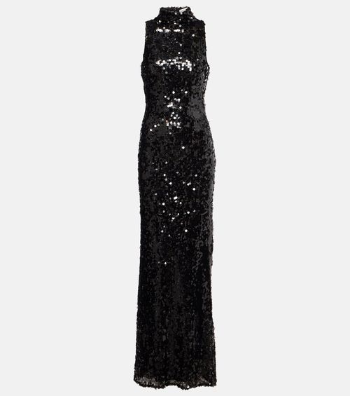 Cristalla embellished gown
