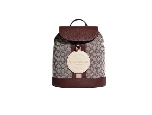 COACH Dempsey Drawstring Backpack In Signature Jacquard Patch And Stripe 