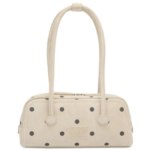 Women's Soft Boston EW Bag in Blond Wood/Polka Dot