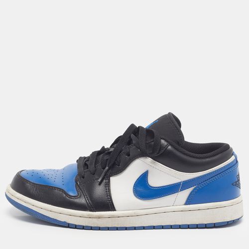 Air Jordans Air Jordans 1 Alternate Royal Toe 42 Tricolor Leather Low Top Sneaker