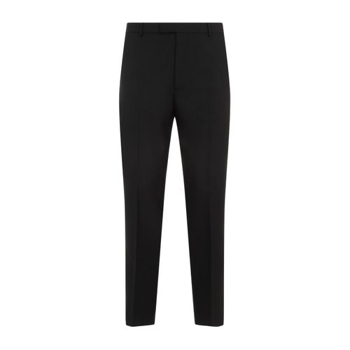 Wool Blend Twill Trousers