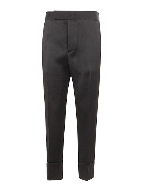 Double satin trousers