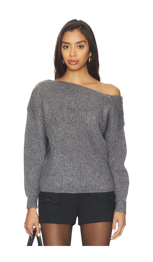 Line & Dot Shore Sweater in Charcoal. - S also in L