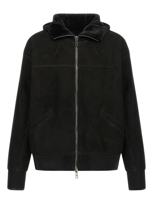 Mutton Velour Oversized Hooded Sweatshirt