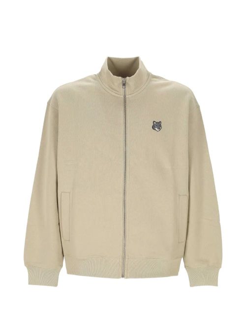 Maison Kitsuné Comfort Zip-Up Fox Graphic T-Shirt for Men