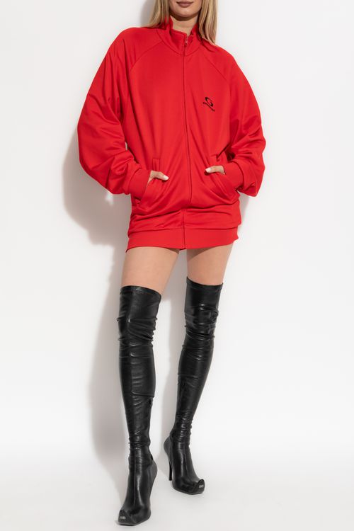 Backless Dress, Women's, Red