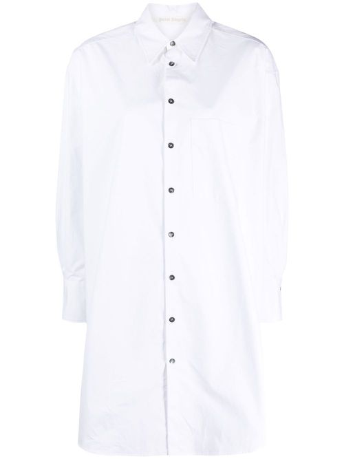 Button-up shirtdress - White