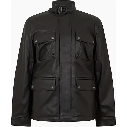 Belstaff Men's Grant Leather Jacket - Black - : 36/Regular