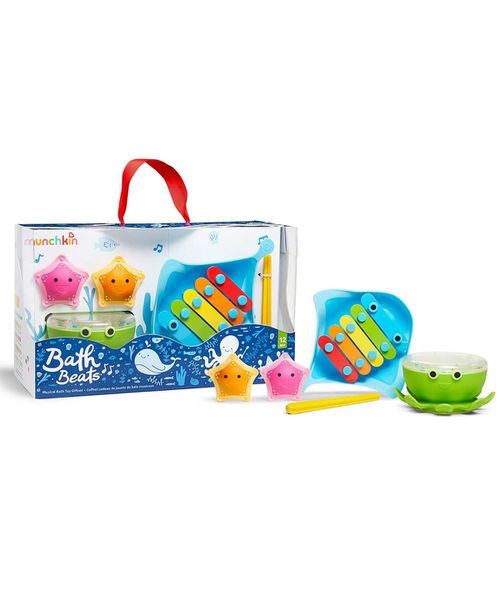 Toddler Bath Beats Musical Bath Toy Set, 4 piece set - Multi
