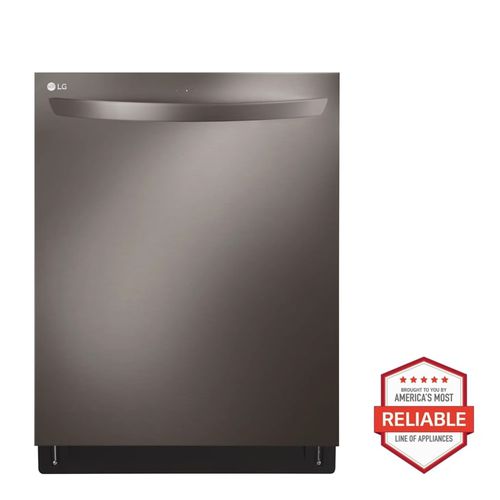 LG Top Control Smart Dishwasher with QuadWash™, Black Stainless Steel
