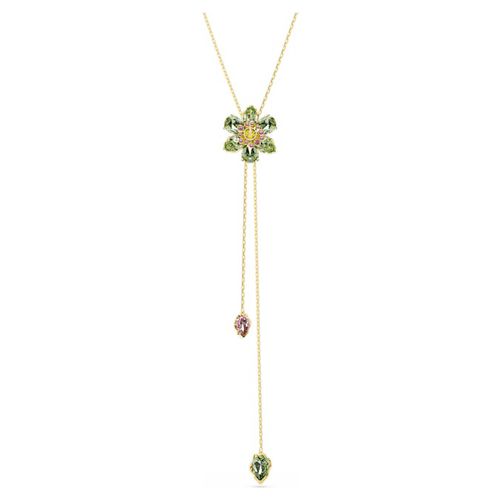 Idyllia Y Pendant Mixed Cuts Necklace