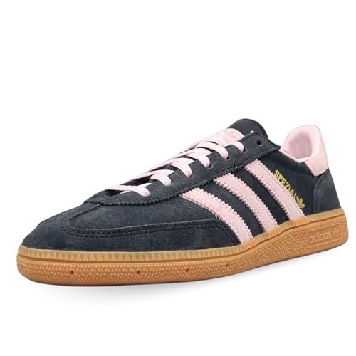 Adidas Handball Spezial WMNS Shoes, Core Black/Clear Pink/Gum