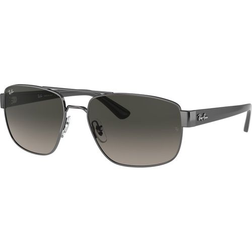 Ray - Ban Man Ray - Ban RB3663 004/71 Sunglasses Metal Grey Grey Geometric Normal Shaded