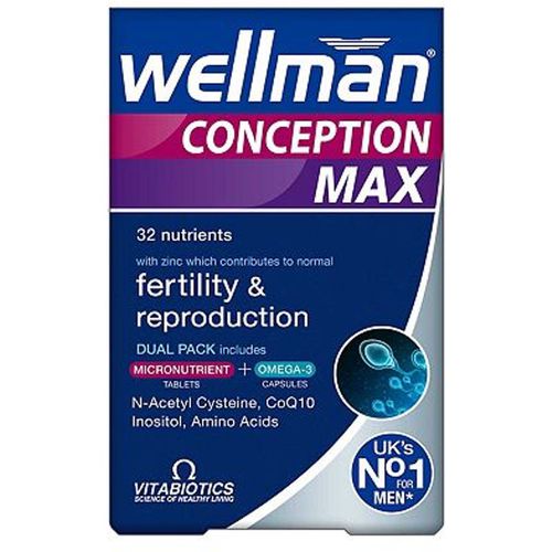 Vitabiotics Wellman Conception Max - 56 Tablets + 28 Capsules