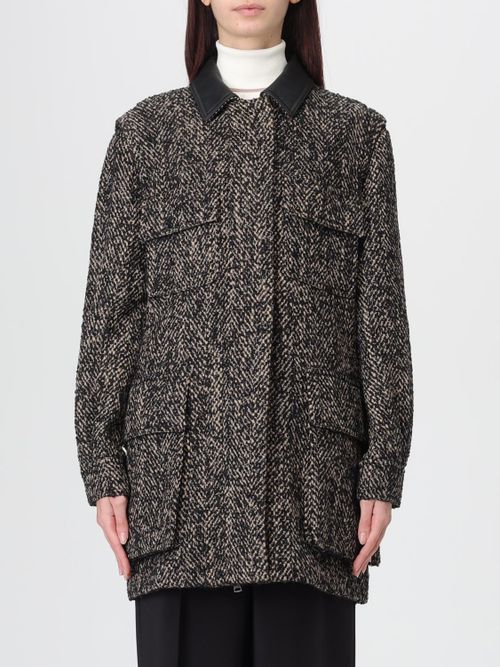 Coat Woman color Brown