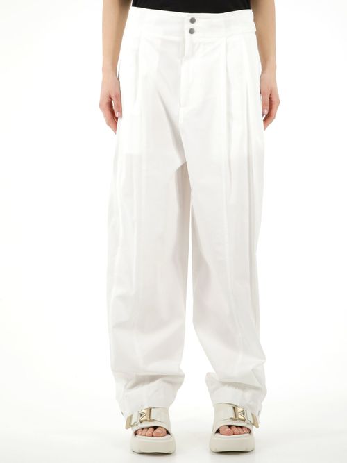 White Cargo Trousers